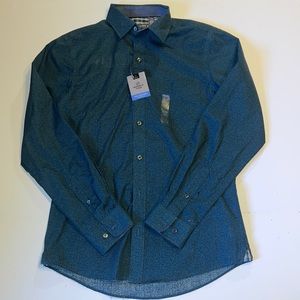 Van Heusen small dress shirt wrinkle free slim fit NWT